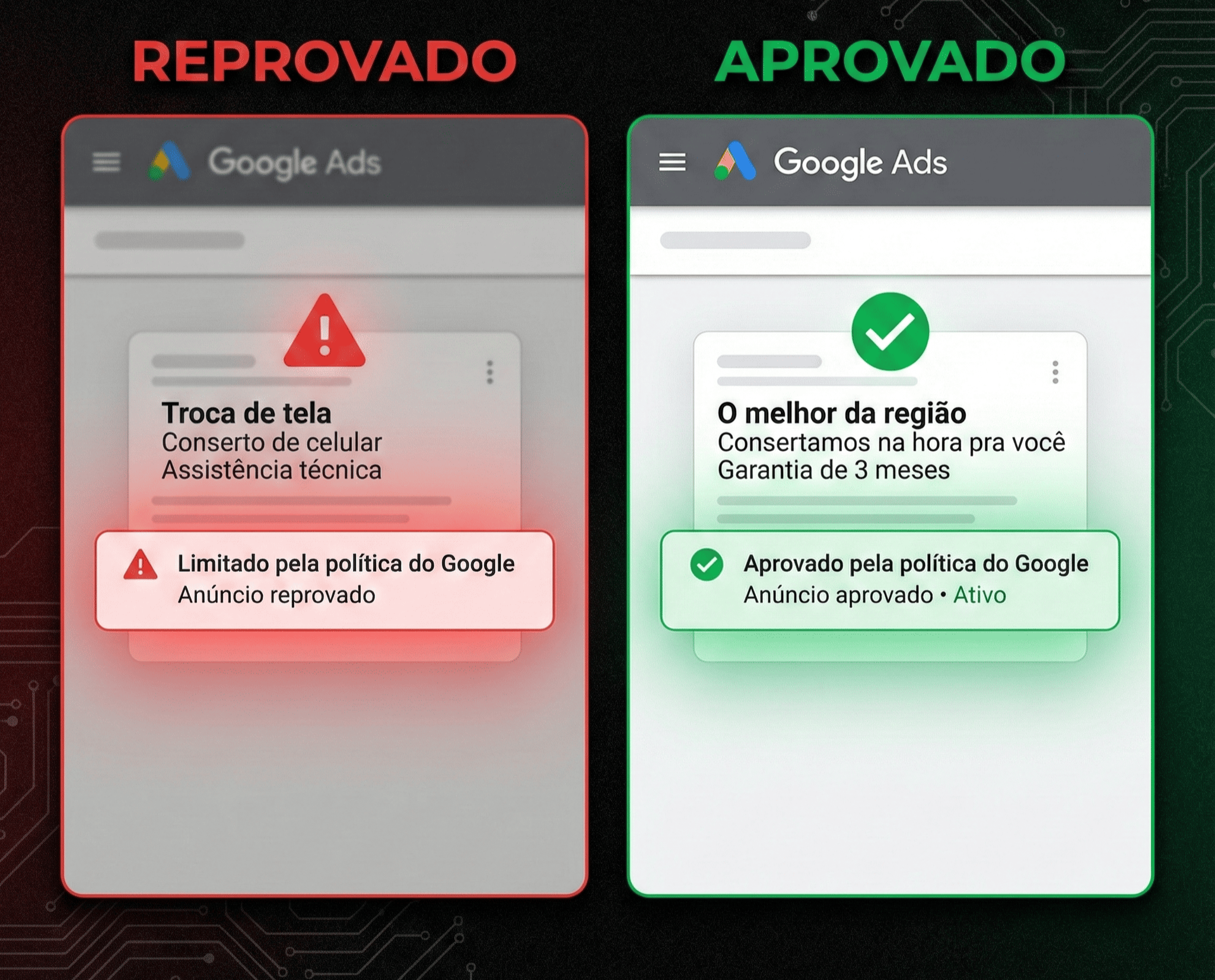 Mockup do Mapa da Aprovação